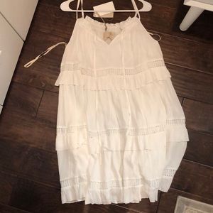 White laced summer dress